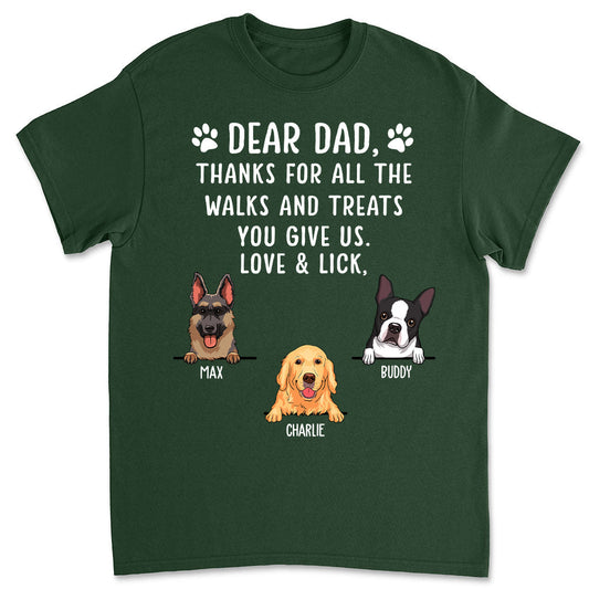 Thanks For All The Treats - Personalized Custom Unisex T-shirt