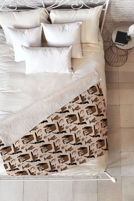 Electric Oasis Fleece Throw Blanket (DS) DD