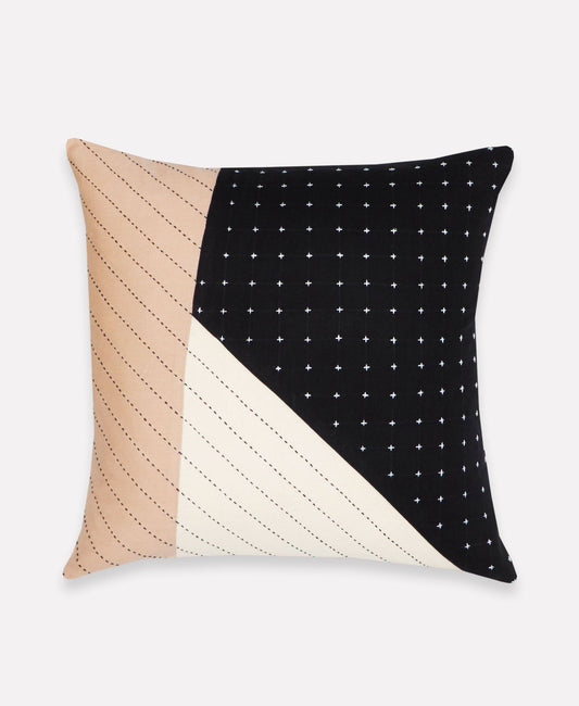 Saral Medium Colorblock Throw Pillow