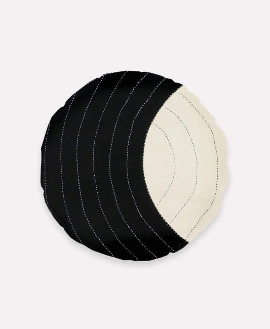 Crescent Throw Pillow - Charcoal