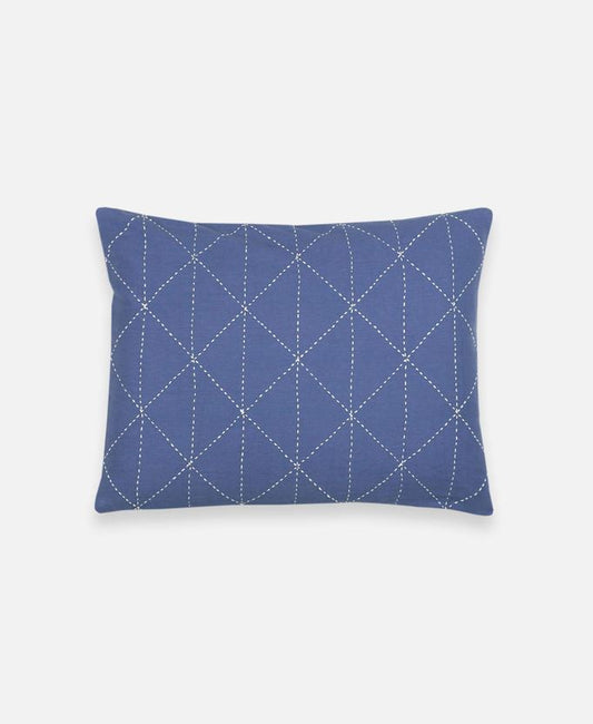 Graph Small Throw Pillow - Slate