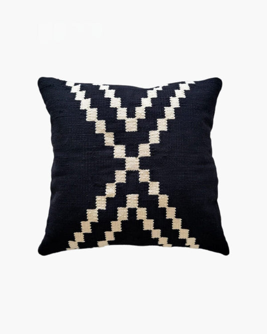 Black Maria Throw Pillow Cover