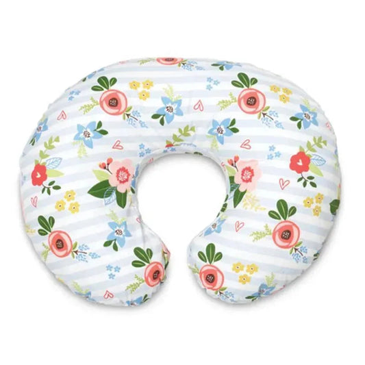 Boppy - Original Slipcovered Pillow, Blue & Pink Posey