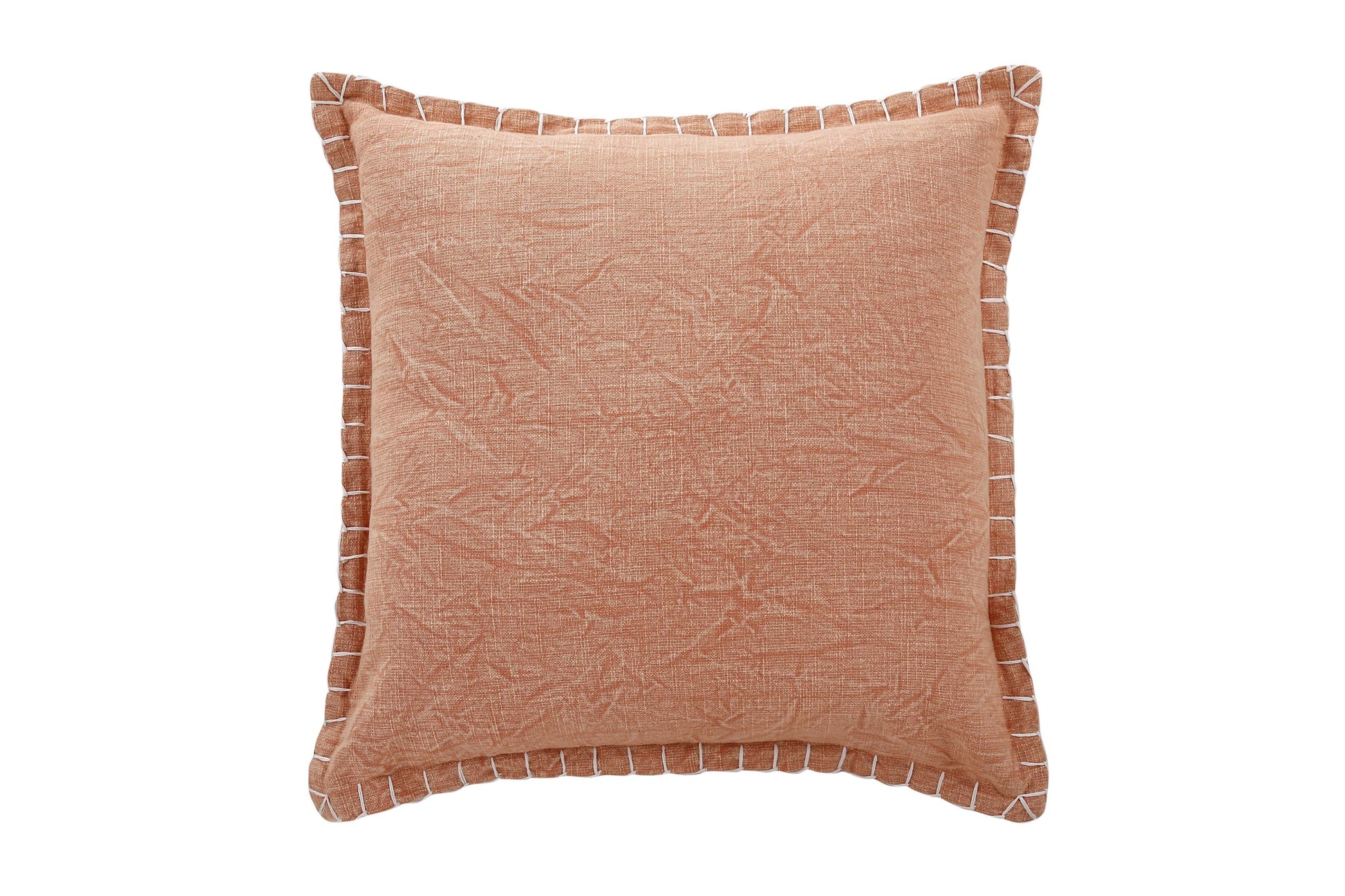 Casa Amarosa Stone Washed Throw Pillow, Rasberry Blush - 21x21 Inch CUSHIONS Casa Amarosa
