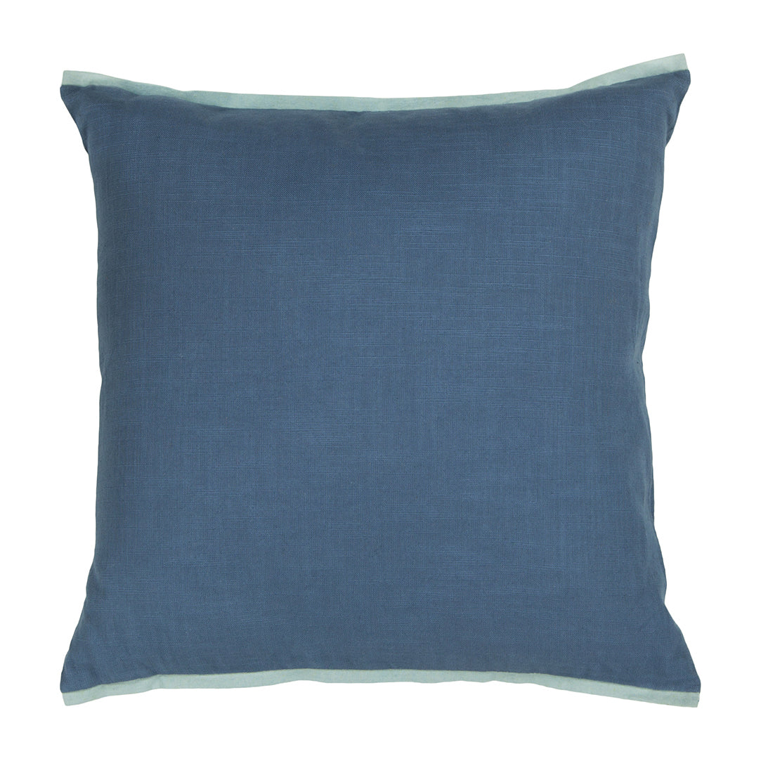 Textured Cotton Contrast Pillow