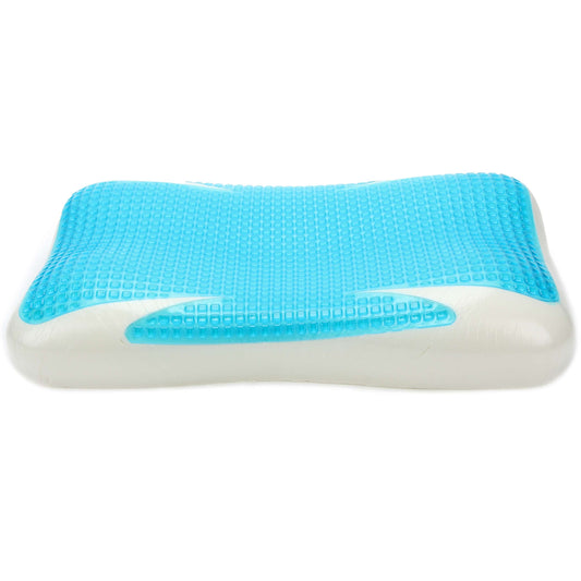 Cheer Collection Ventilated Cooling Pillow Supportive Memory Foam Cool Gel Sleeping Pillow