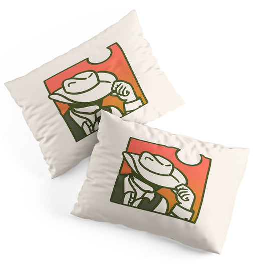 Sunset Cowboy Pillow Shams (DS) DD