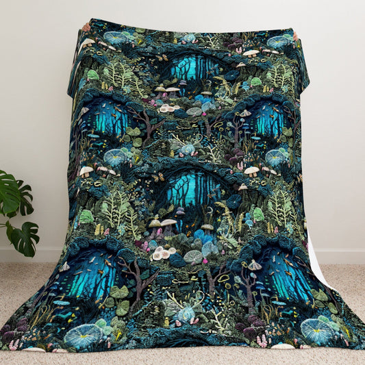 Enchanted Forest Fleece Blanket