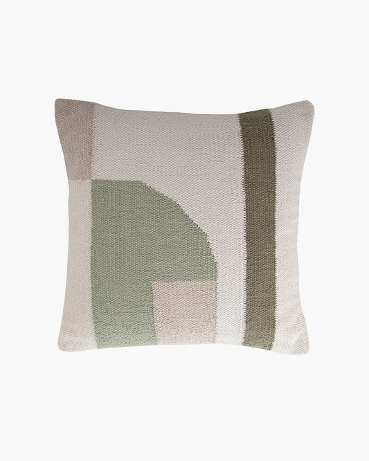 Geo Shapes Throw Pillow Throw Pillows Casa Amarosa Sage Without Insert