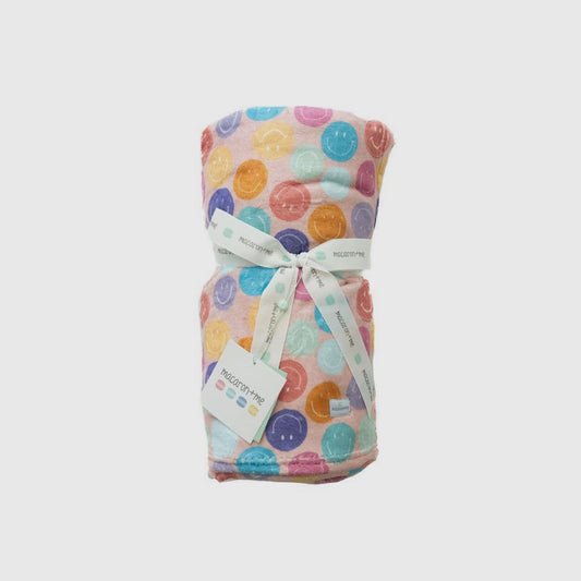 Smiles Plush Throw Blanket