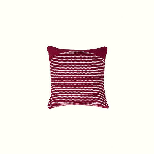 Burgundy Archway Throw Pillow Cover