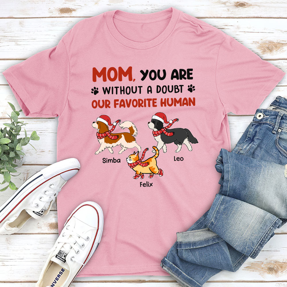 Favorite Dad Mom No Doubt - Personalized Custom Premium T-shirt