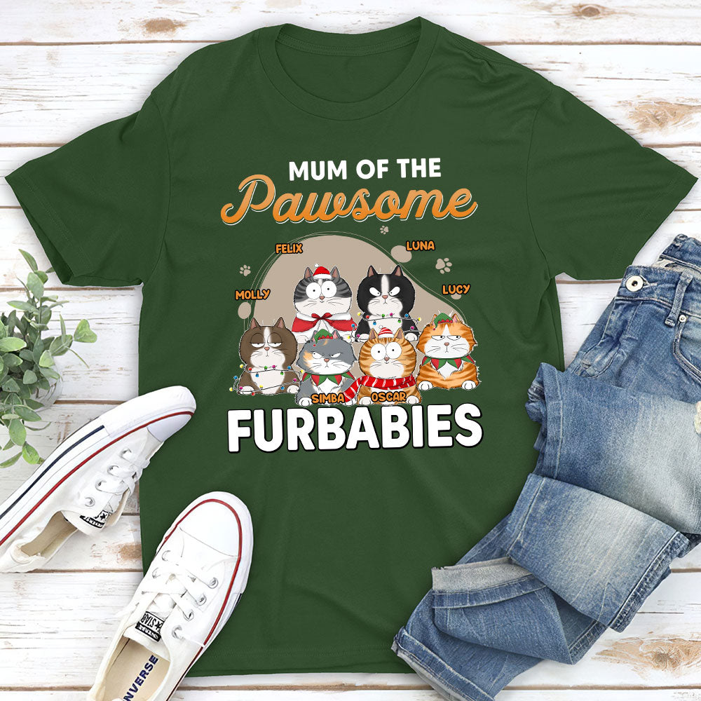 Dad Of Furbabies - Personalized Custom Unisex T-shirt