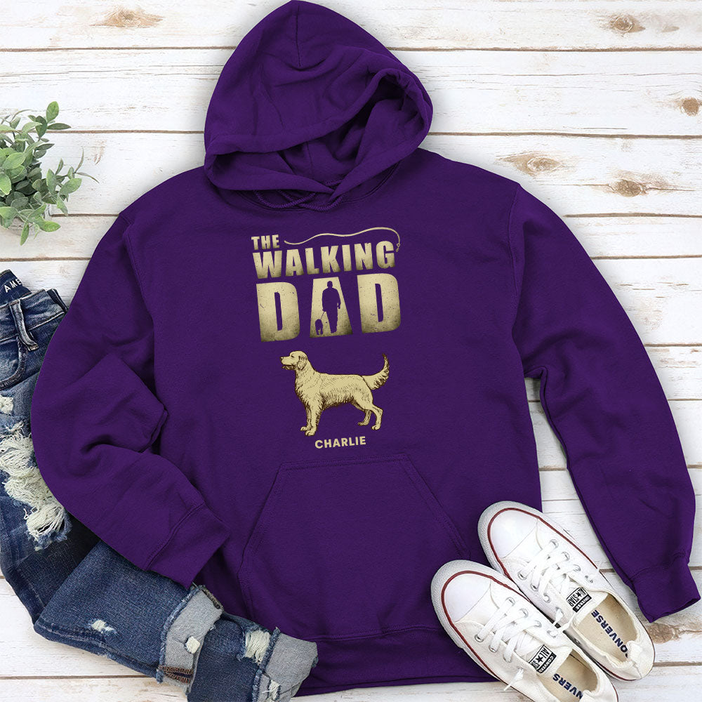 Walking Dad Vintage - Personalized Custom Hoodie