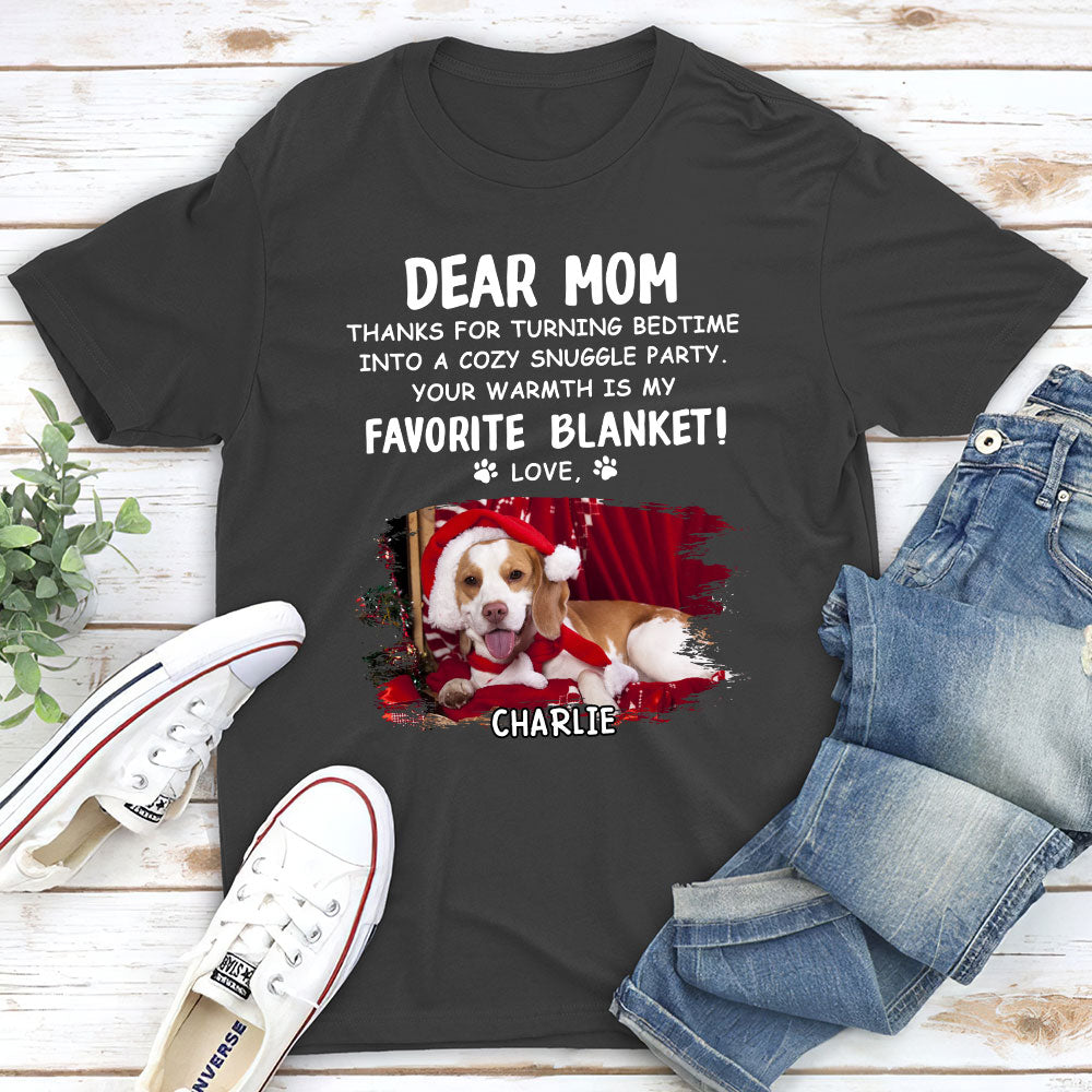Thanks For Snuggle Party - Personalized Custom Unisex T-shirt