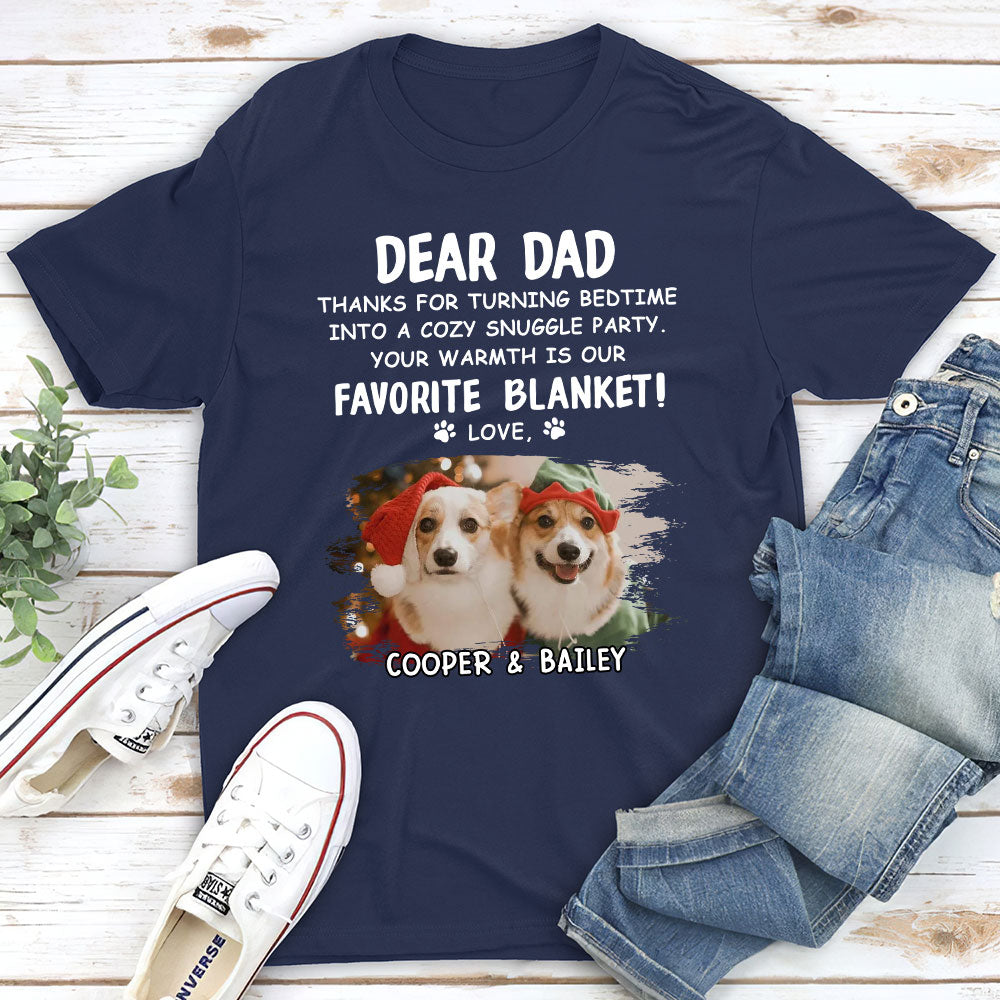Thanks For Snuggle Party - Personalized Custom Unisex T-shirt