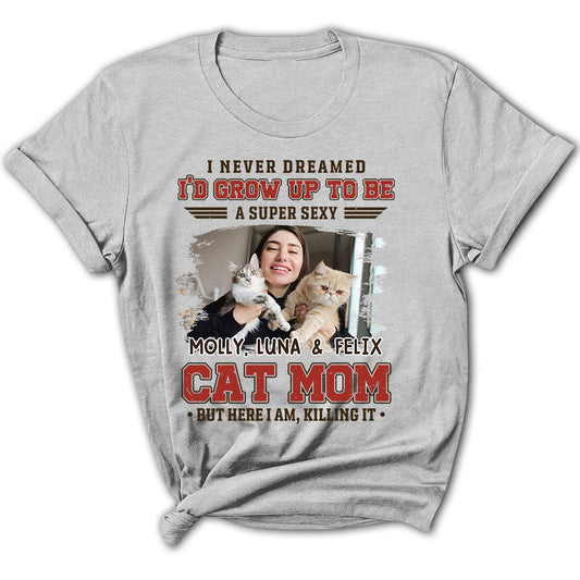 Grow Up To Be Photo - Personalized Custom Women's T-shirt