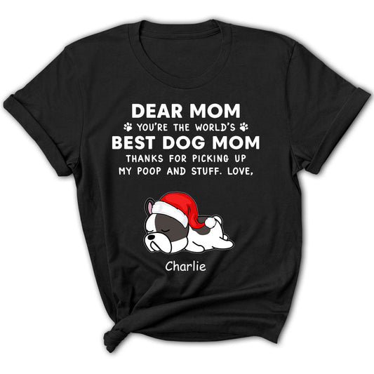 Dear Dad Sleeping - Personalized Custom Women's T-shirt
