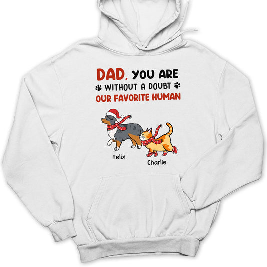 Favorite Dad Mom No Doubt - Personalized Custom Hoodie