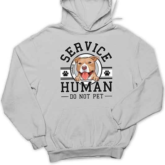Dog Service Human Logo - Personalized Custom Hoodie