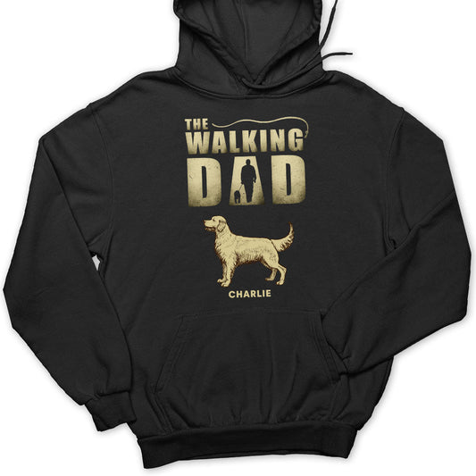 Walking Dad Vintage - Personalized Custom Hoodie