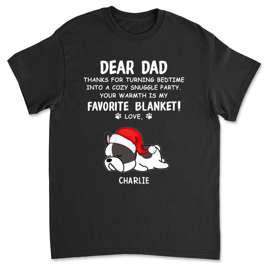 Thanks For Snuggle Party - Personalized Custom Unisex T-shirt