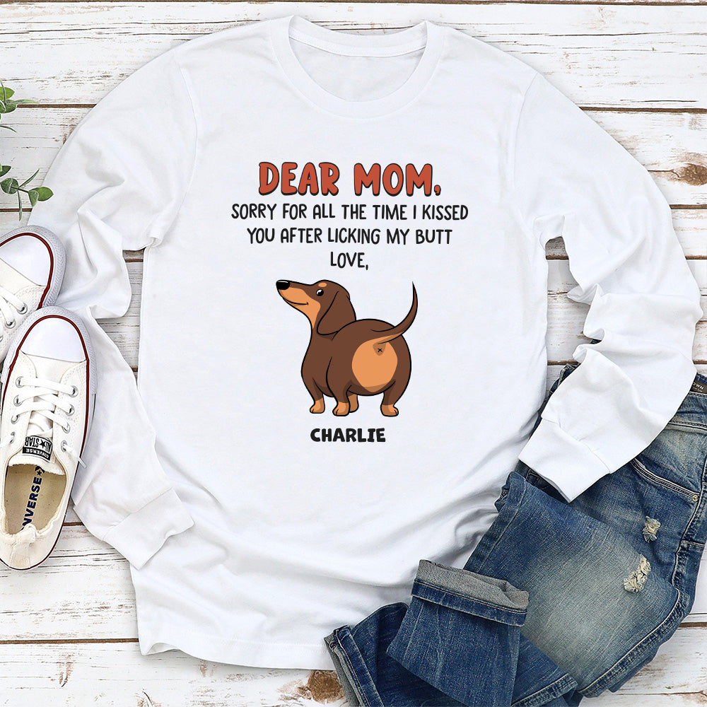 Sorry For All - Personalized Custom Long Sleeve T-shirt