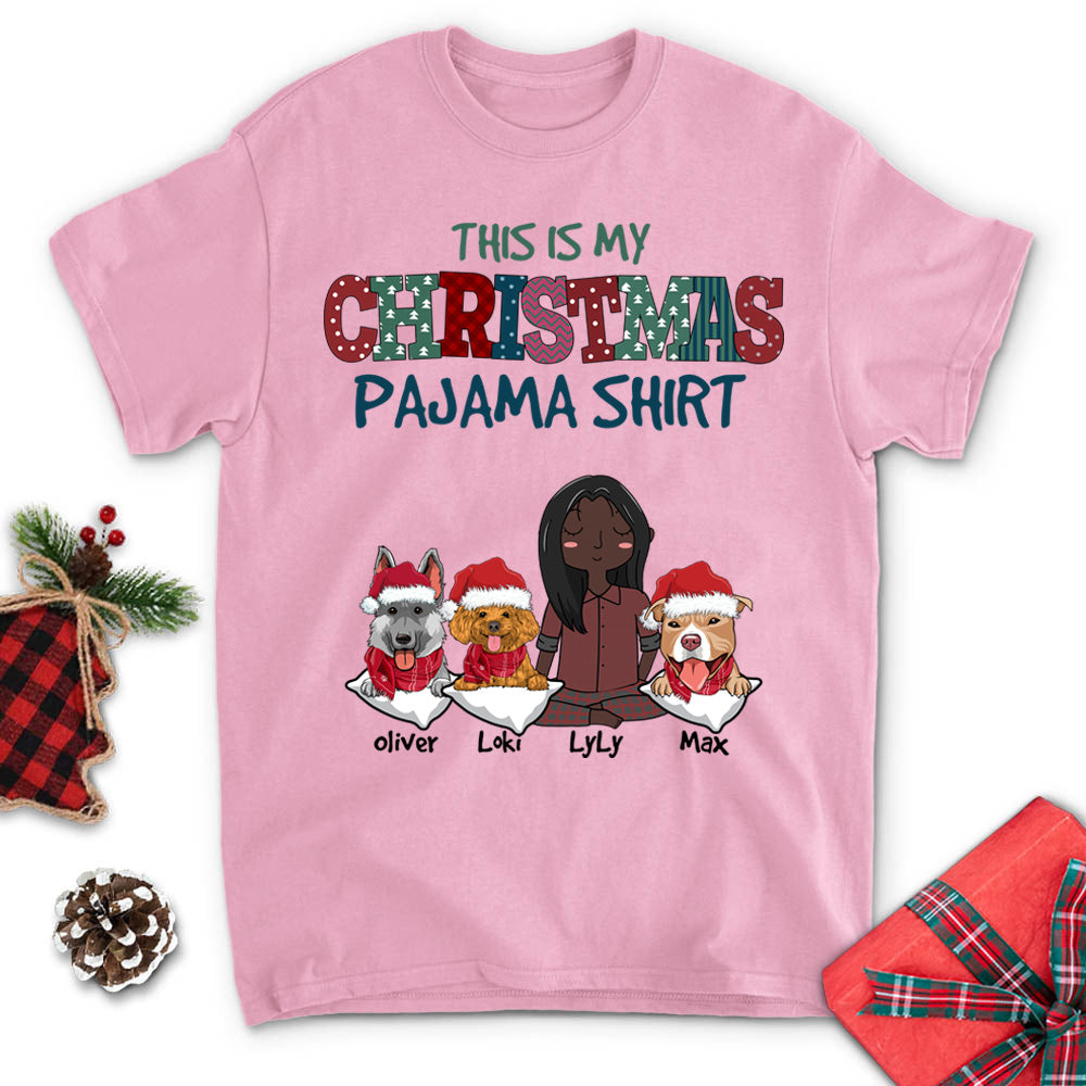 Christmas Pajama Shirt - Personalized Custom Premium T-shirt