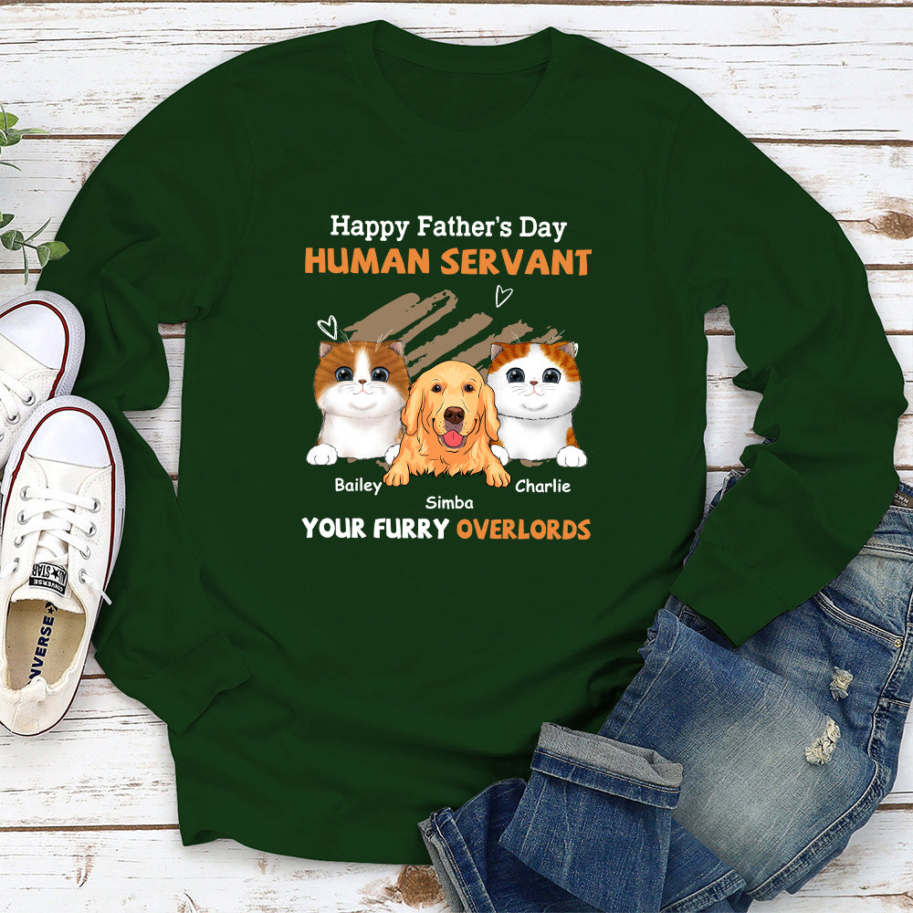 To My Servant - Personalized Custom Long Sleeve T-shirt