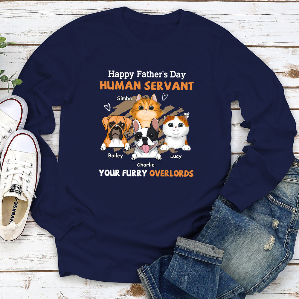 To My Servant - Personalized Custom Long Sleeve T-shirt
