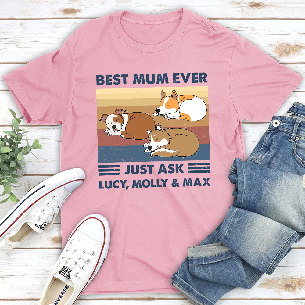 Best Dad Ever Just Ask - Personalized Custom Unisex T-shirt
