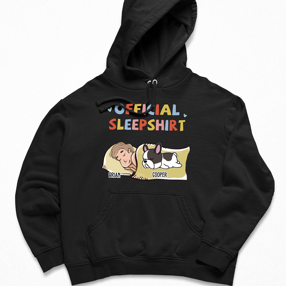 Sleeping Dog Sleepshirt Version 2 - Personalized Custom Hoodie