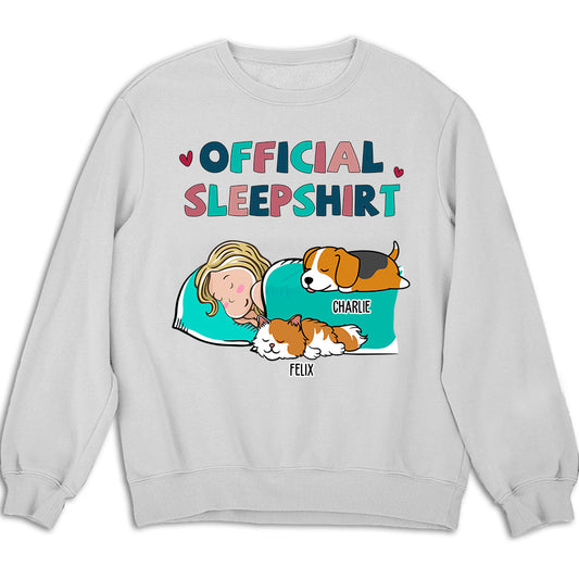 Sleeping Pet Sleepshirt - Personalized Custom Sweatshirt
