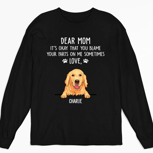 Blame On Me - Personalized Custom Long Sleeve T-shirt