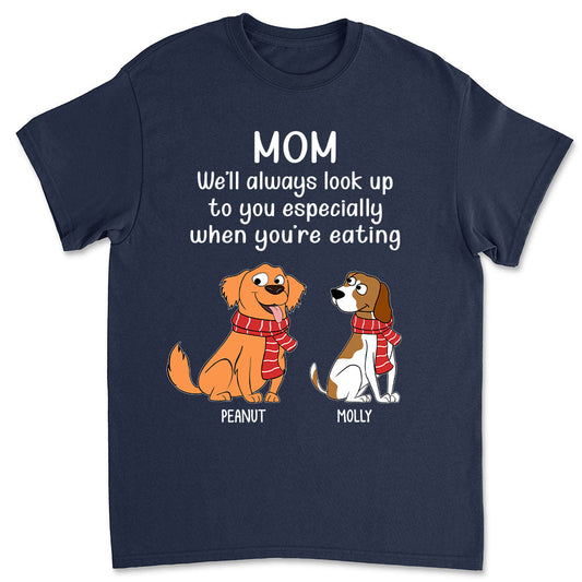 When You're Eating - Personalized Custom Unisex T-shirt