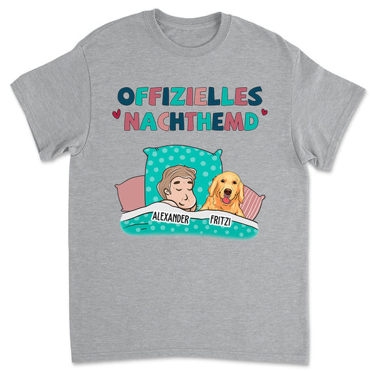 Offizielles Nachthemd - Personalisiertes Premium T-Shirt