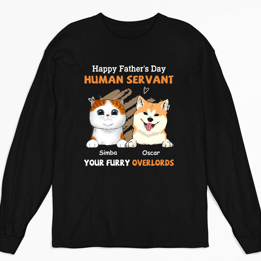 To My Servant - Personalized Custom Long Sleeve T-shirt