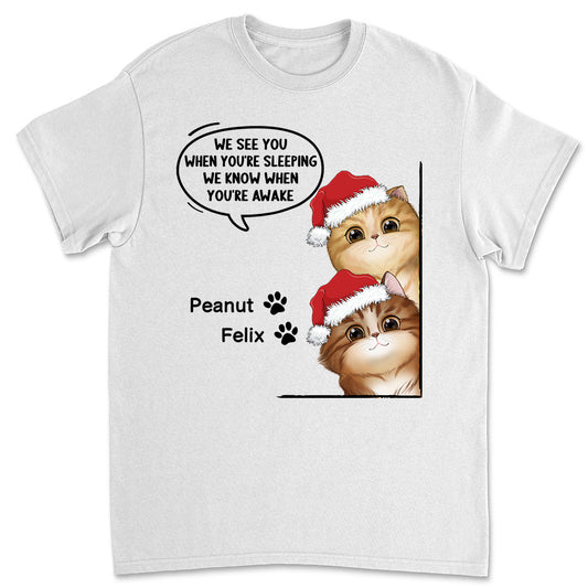 When You're Sleeping - Personalized Custom Unisex T-shirt
