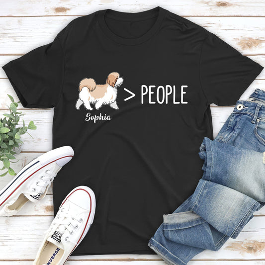 Dog Over People - Personalized Custom Unisex T-shirt