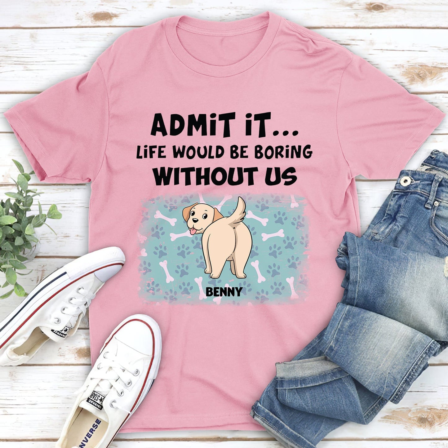 Without Us - Personalized Custom Unisex T-shirt