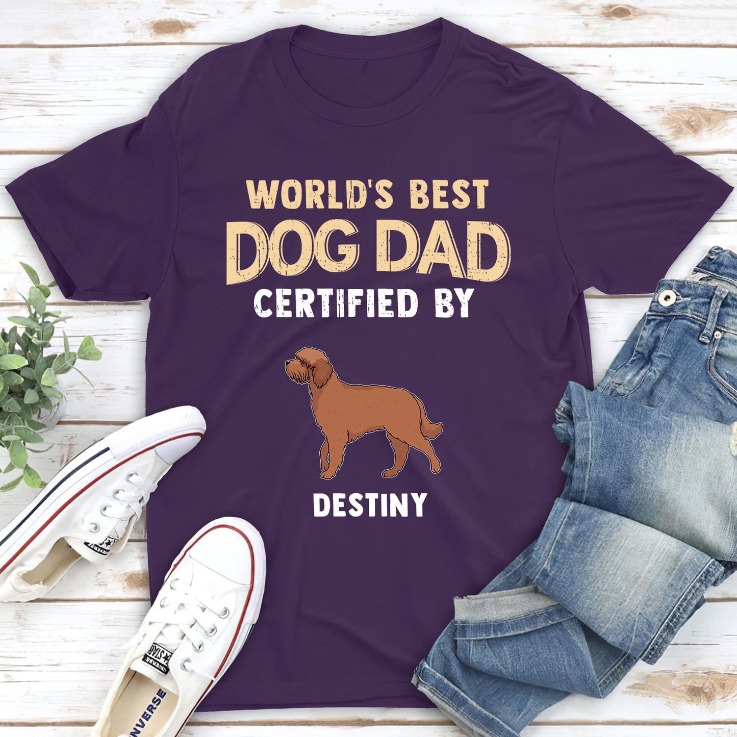 Certified Dog Parent - Personalized Custom Unisex T-shirt