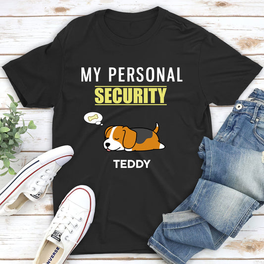 Personal Security - Personalized Custom Unisex T-shirt