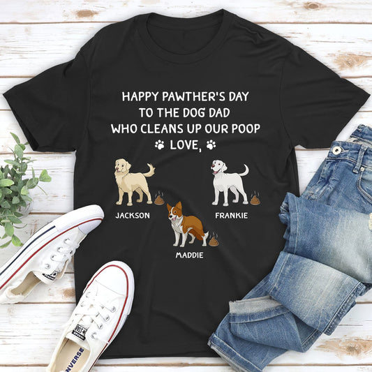 Clean Up My Poop - Personalized Custom Unisex T-shirt