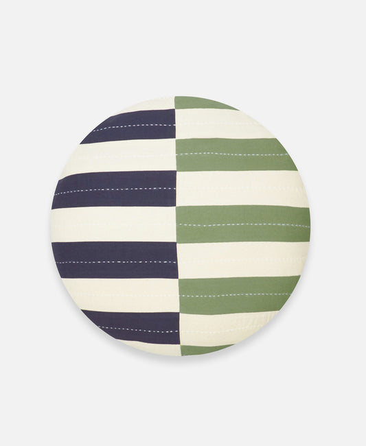 Offset Round Throw Pillow