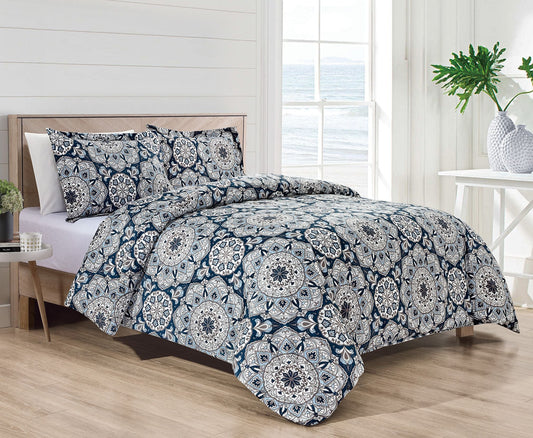1800 Alexander 3 Piece Egyptian Duvet Cover Set