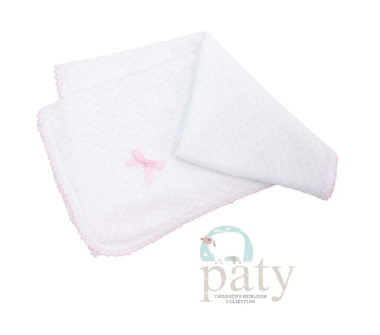 Paty Receiving Blanket w/ Bow