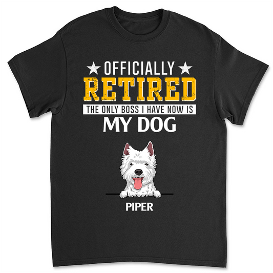 Officially Retired - Personalized Custom Unisex T-shirt