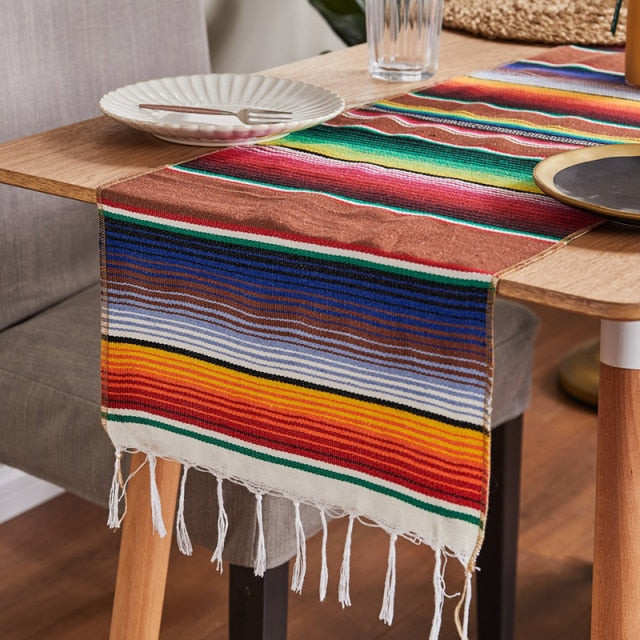 Boho Ethnic Tassels Throw Beach Blanket