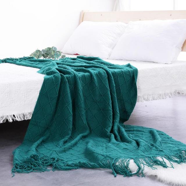 Nordic Knitted Throw Thread Sofa Blanket