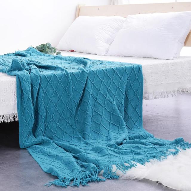 Nordic Knitted Throw Thread Sofa Blanket